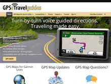 Tablet Screenshot of gpsetravelguides.com